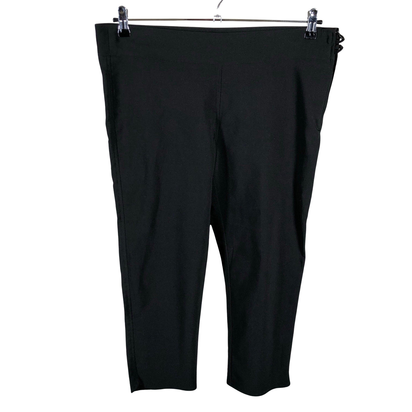 Unisex Fransa - Mittevenivad poolpikad püksid, suurus 42 - Must (1)