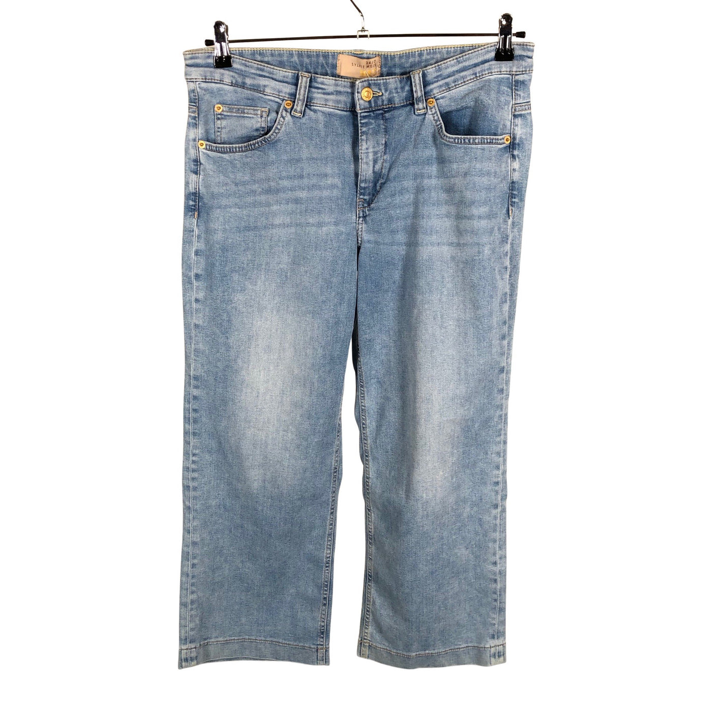 Unisex MAC - Teksast poolpikad püksid, suurus 40 - Helesinine (1)