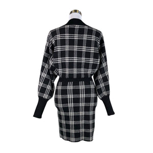 Unisex Yu & Me Paris - Kootud kleit, suurus 36 - Must (2)