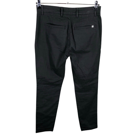 Unisex Solid - Chino-püksid, suurus W30 - Must (2)