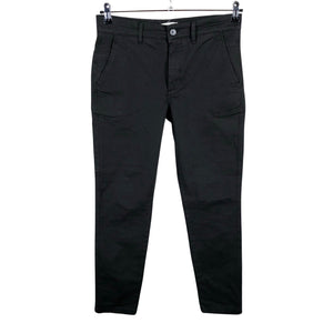 Unisex Solid - Chino-püksid, suurus W30 - Must (1)