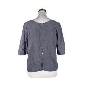 Unisex Benetton - Lühikeste käistega pluus, suurus 38 - Helesinine (2)