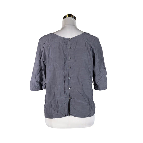 Unisex Benetton - Lühikeste käistega pluus, suurus 38 - Helesinine (2)