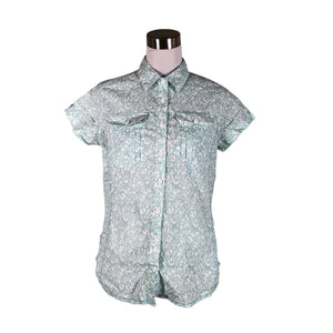 Unisex Columbia - Lühikeste käistega pluus, suurus 40 - Helesinine (1)