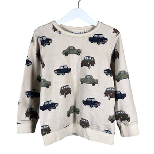 Unisex Name It - Trikotaažist pluus, suurus 104 - 110 - Beige (1)