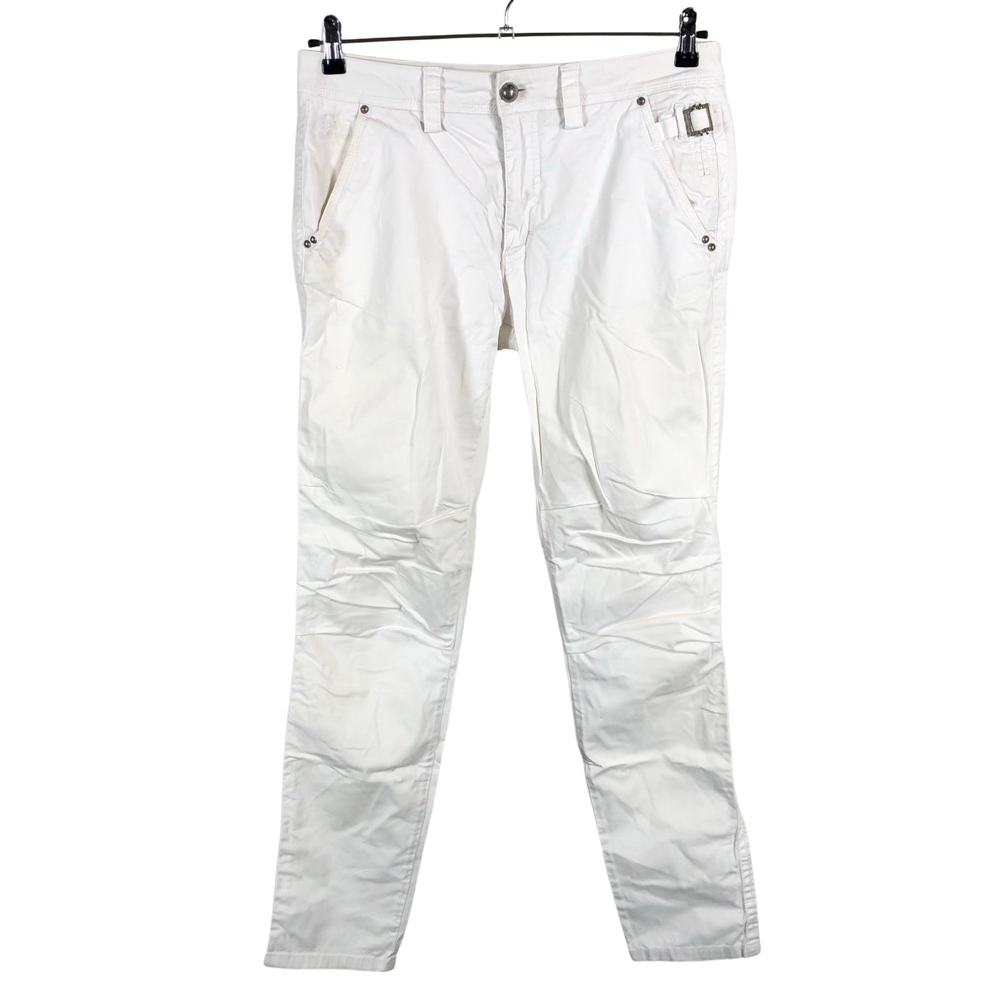 Unisex Mos Mosh - Mittevenivad püksid, suurus W30 - Valge (1)