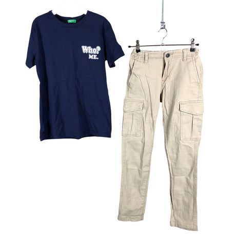Unisex Jack & Jones - Mittevenivad püksid, suurus 140 - 146 - Beige ()
