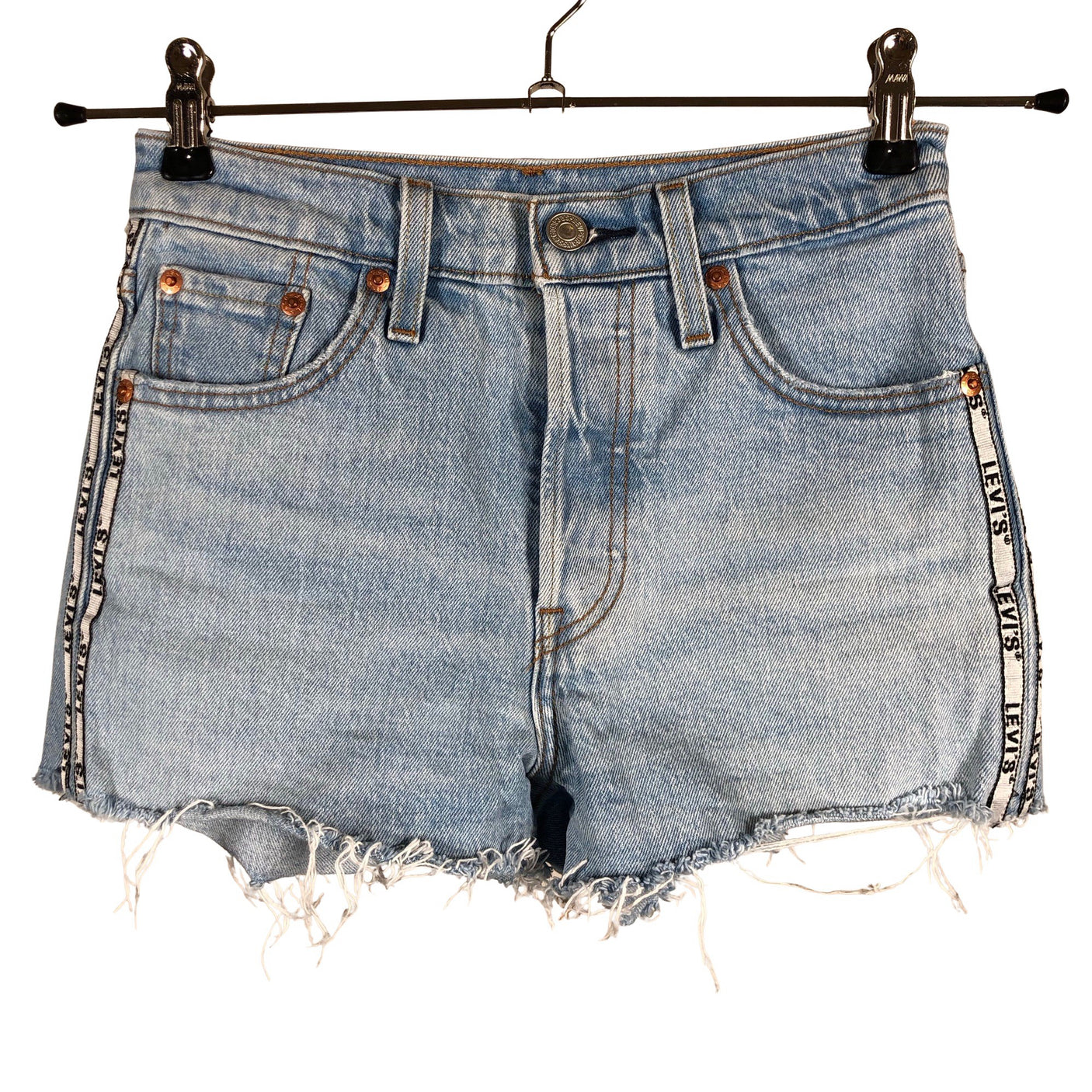 Unisex Levi's - Teksast lühikesed püksid, suurus W23 - Helesinine (1)