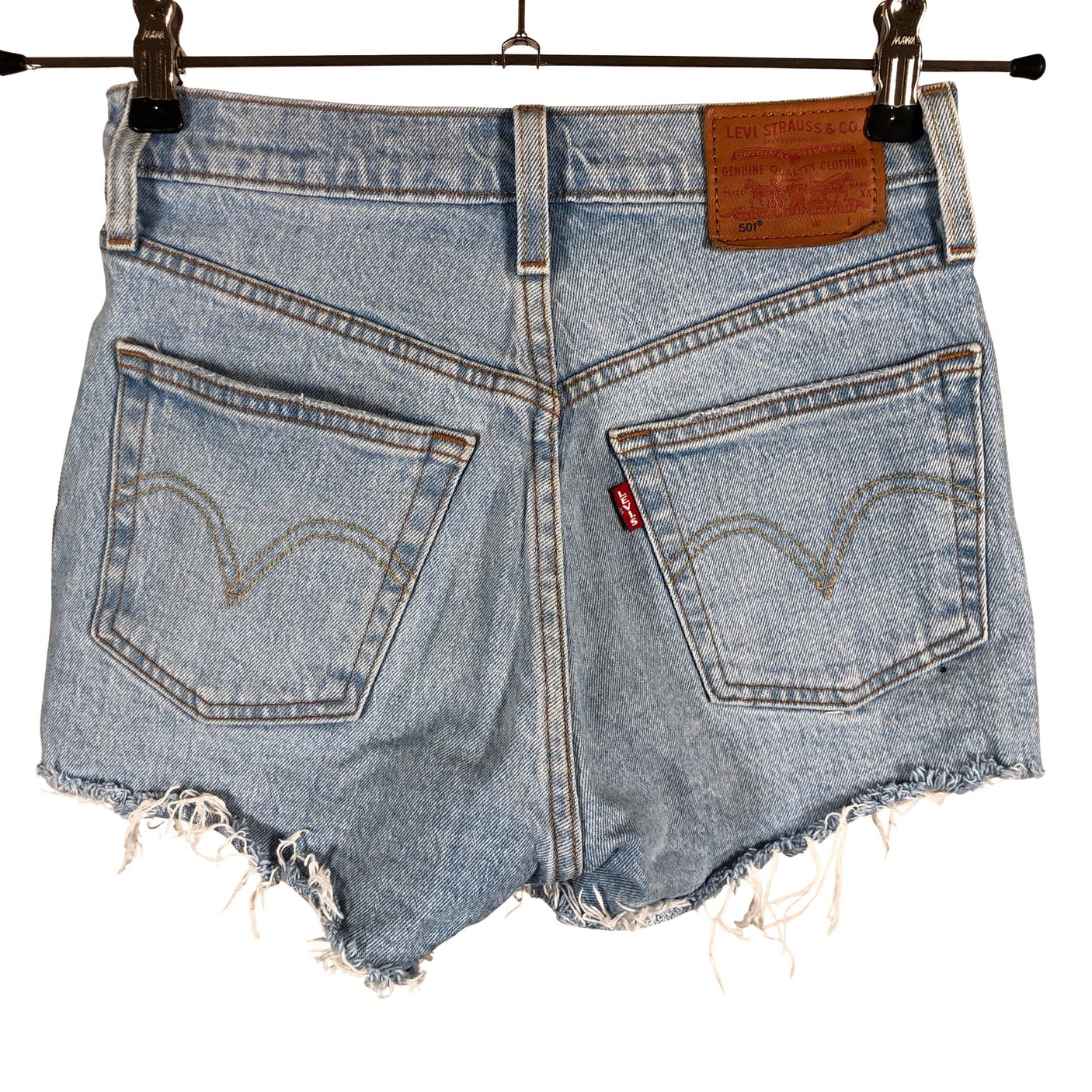 Unisex Levi's - Teksast lühikesed püksid, suurus W23 - Helesinine (2)