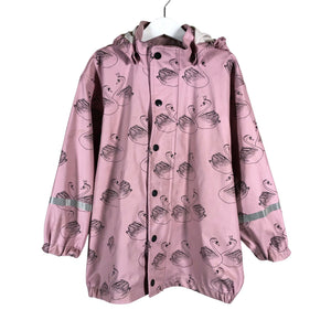 Unisex Lindex - Vihmajope, suurus 116 - 122 - Heleroosa (1)