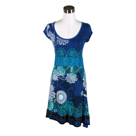 Unisex Desigual - Trikotaažist kleit, suurus 40 - Sinine ()