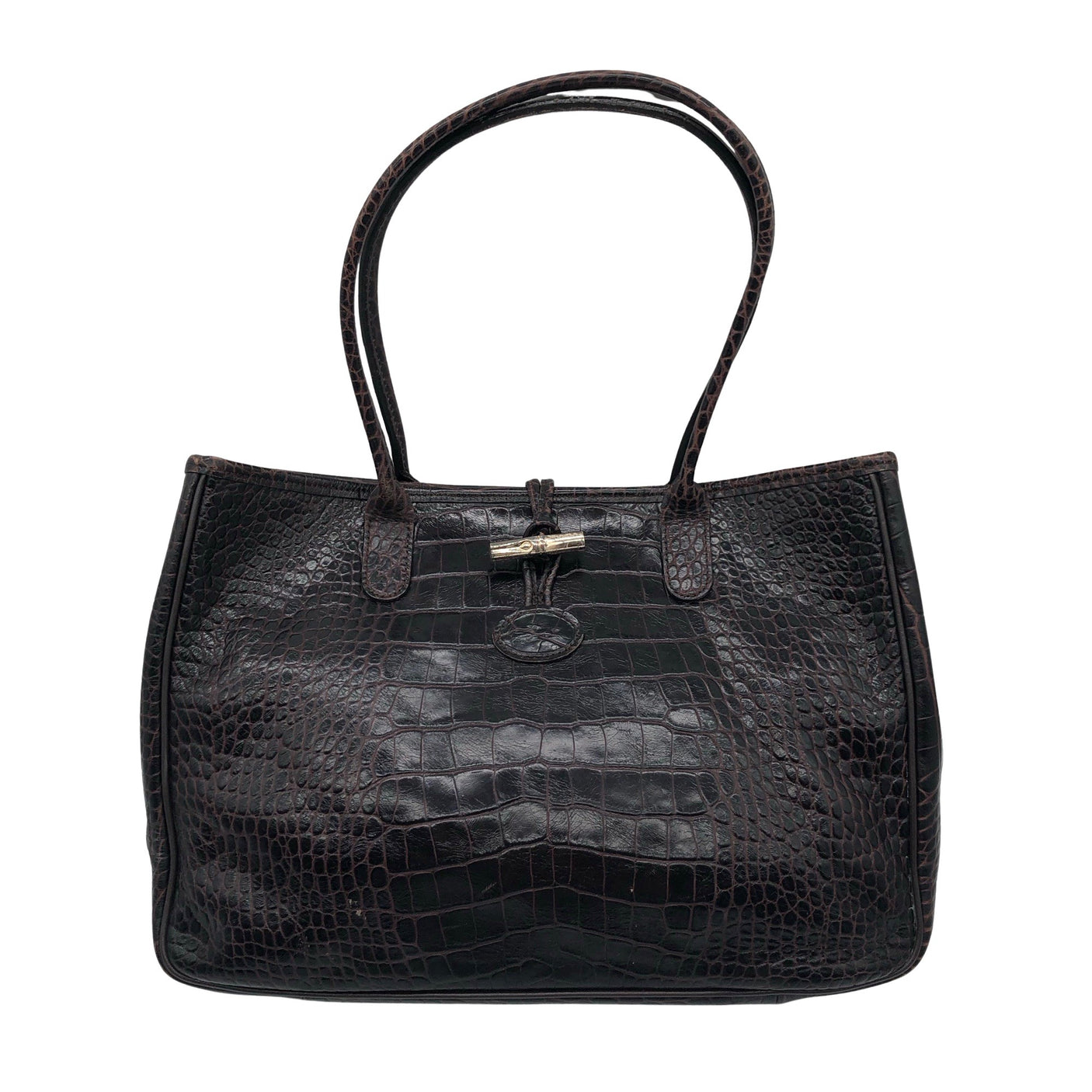 Unisex Longchamp - Käekott, suurus Maxi - Pruun (1)