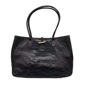 Unisex Longchamp - Käekott, suurus Maxi - Pruun (1)