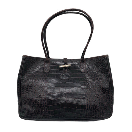 Unisex Longchamp - Käekott, suurus Maxi - Pruun ()