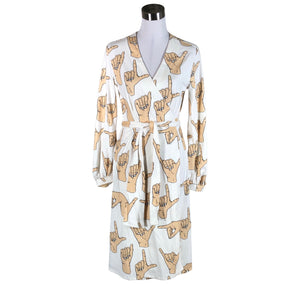 Unisex Vimma - Trikotaažist kleit, suurus 38 - Valge (1)