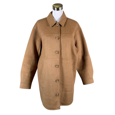 Unisex Nanso - Villane mantel, suurus 40 - Pruun ()