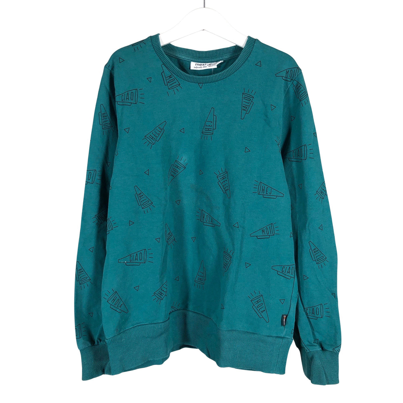 Unisex me&i - Dressikangast pluus, suurus 146 - 152 - Roheline (1)