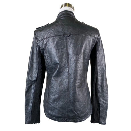 Unisex Barneys - Nahktagi, suurus 36 - Must (2)