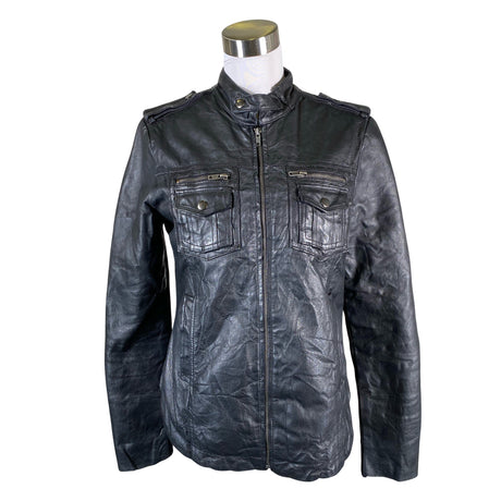 Unisex Barneys - Nahktagi, suurus 36 - Must ()