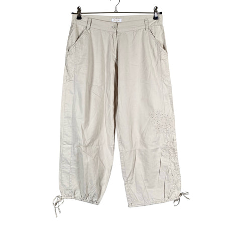Unisex Repeat - Mittevenivad püksid, suurus 38 - Beige ()