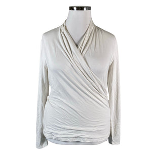 Unisex Andiata - Trikotaažist pluus, suurus 42 - Valge (1)