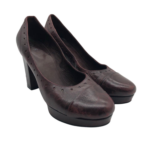 Unisex O.I.S - Kontsakingad, suurus 38 - Veinipunane (2)
