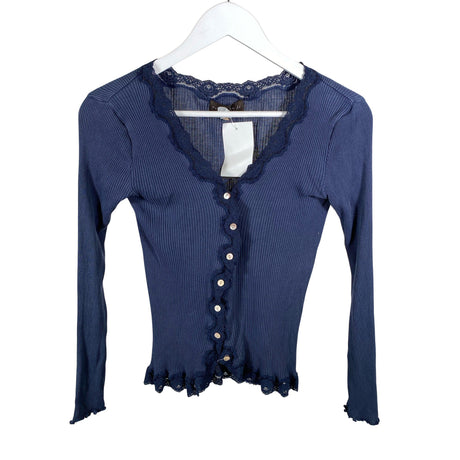 Unisex Rosemunde - Trikotaažist pluus, suurus 38 - Sinine ()