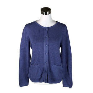 Unisex Skovhuus - Kardigan, suurus 38 - Sinine (1)