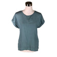 Unisex Christelle & Co - Lühikeste käistega pluus, suurus 34 - Türkiis ()