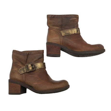 Unisex Felmini - Poolsaapad, suurus 38 - Pruun ()