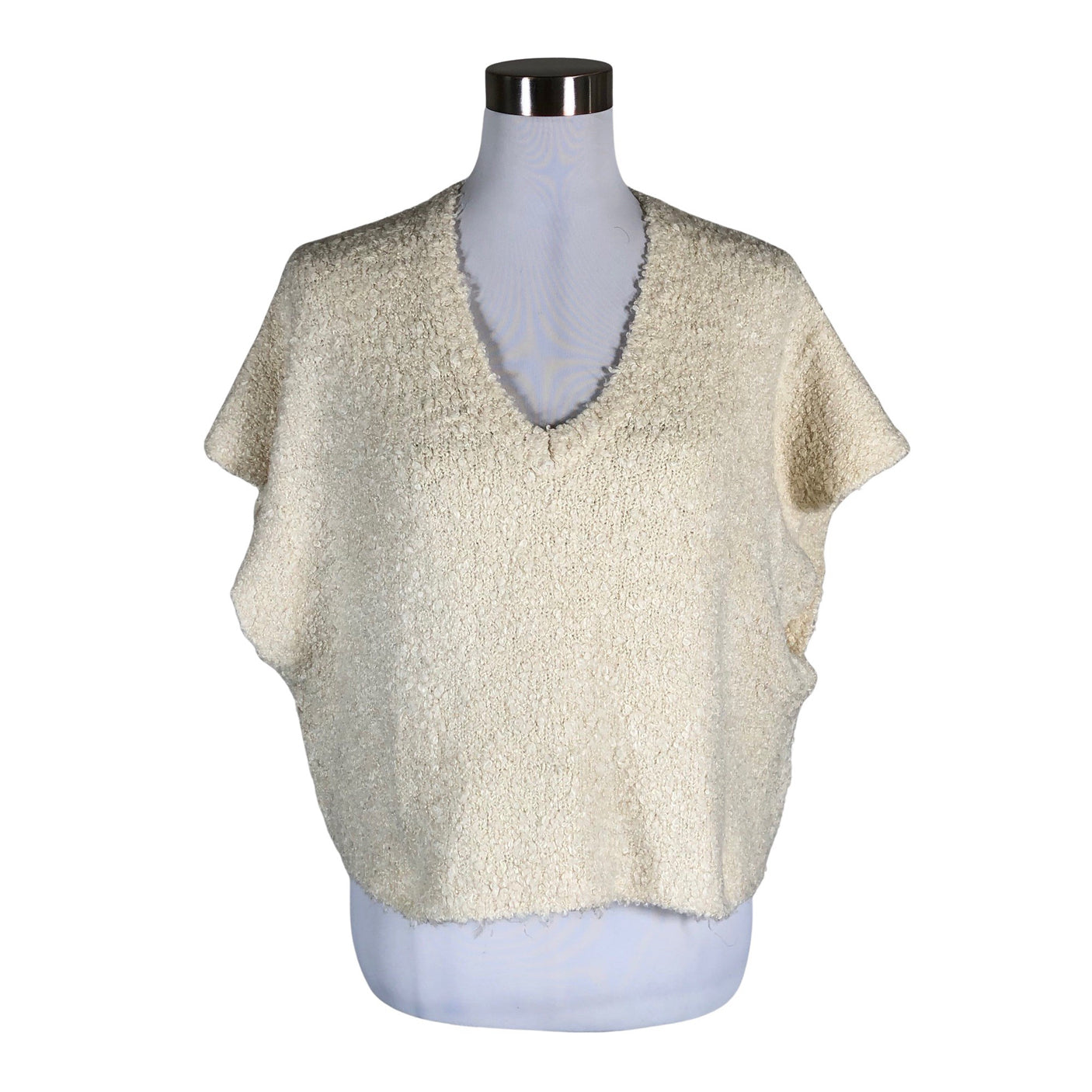Unisex LeGer - Kootud vest, suurus 36 - Looduslik valge (1)