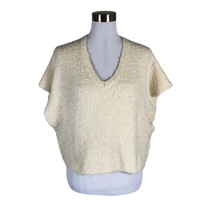 Unisex LeGer - Kootud vest, suurus 36 - Looduslik valge (1)
