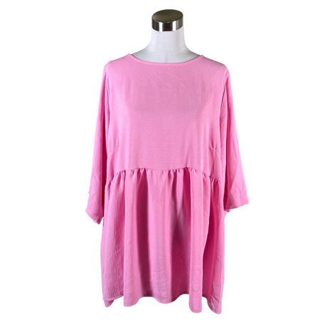 Unisex Kotirouva - Õhuke tuunika, suurus 40 - Heleroosa ()