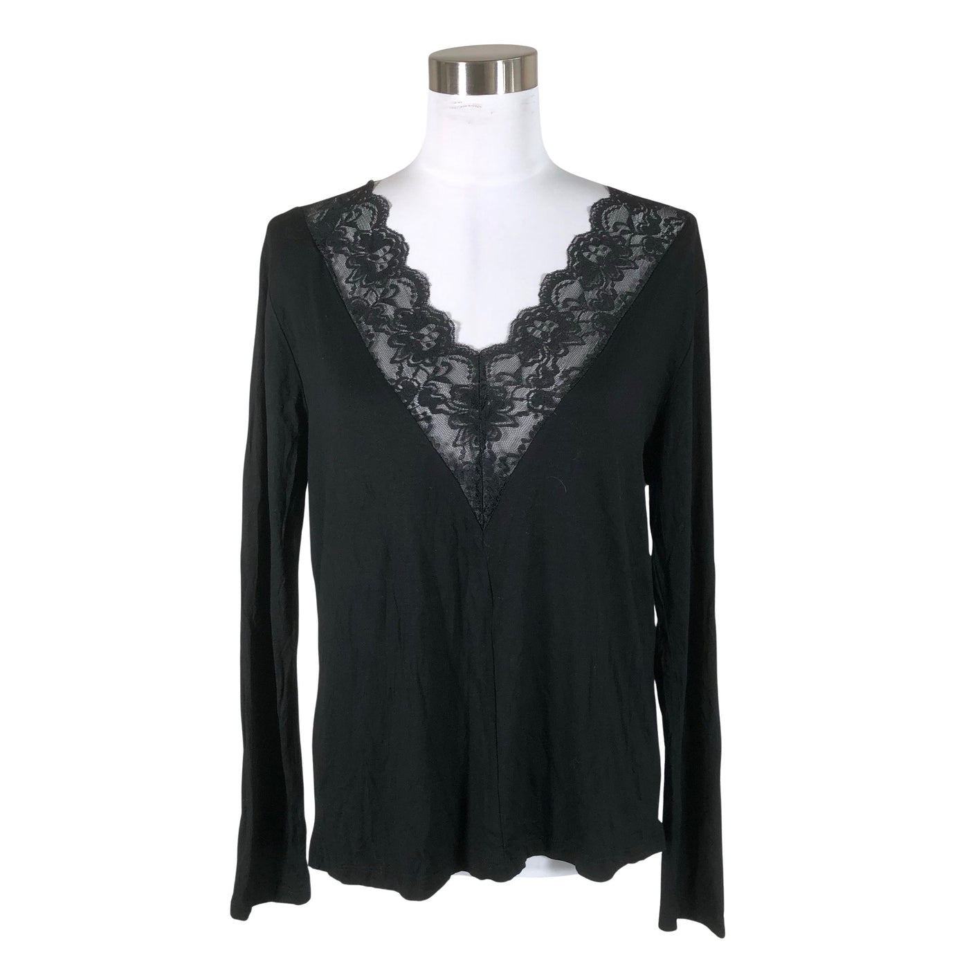 Unisex Y.A.S - Trikotaažist pluus, suurus 40 - Must (1)