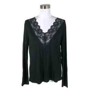 Unisex Y.A.S - Trikotaažist pluus, suurus 40 - Must (1)