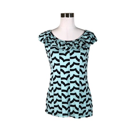 Unisex Nanso - Trikotaažist topp, suurus 38 - Helesinine ()