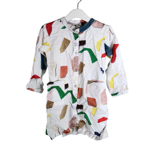 Unisex Papu - Mitteveniv kleit, suurus 86 - 92 - Valge (1)