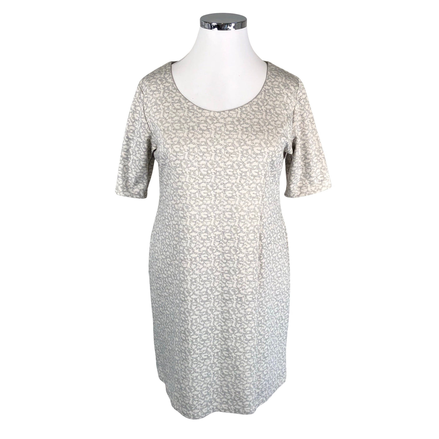 Unisex Free Quent - Trikotaažist kleit, suurus 44 - Beige (1)