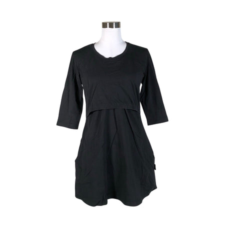 Unisex Hujaus - Trikotaažist kleit, suurus 40 - Must ()