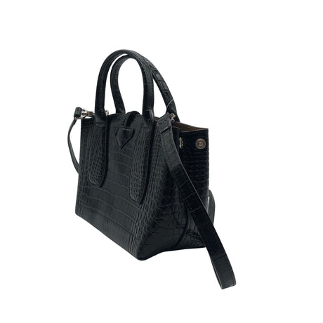 Unisex Longchamp - Õlakott, suurus Midi - Must (2)