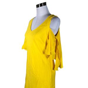 Unisex Muotikuu - Mitteveniv kleit, suurus 38 - Kollane (3)