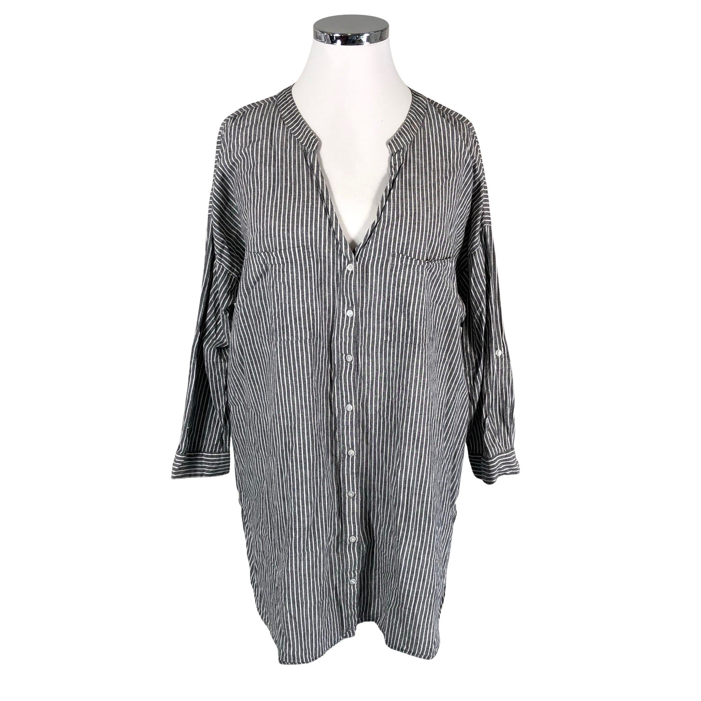 Unisex Zizzi - Mitteveniv tuunika, suurus 50 - Hall (1)