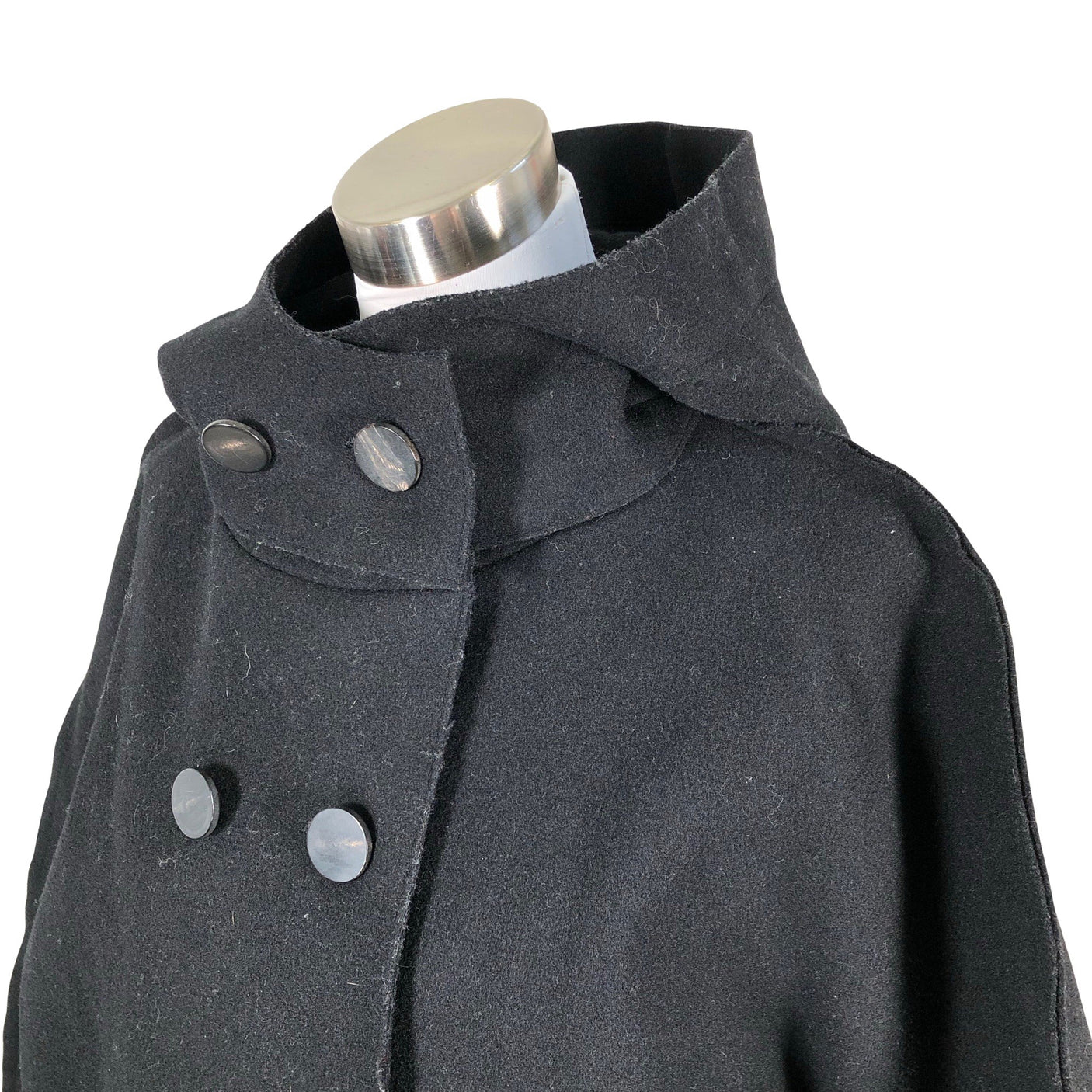 Unisex Samuji - Villane mantel, suurus 38 - Must (3)