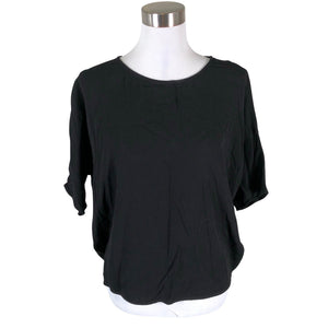 Unisex Samsoe&Samsoe - Lühikeste käistega pluus, suurus 36 - Must (1)