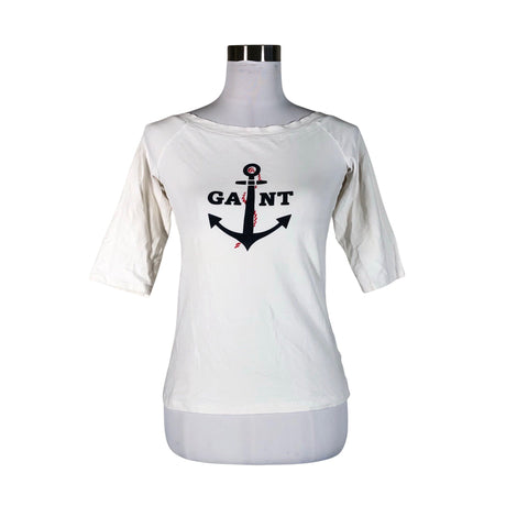 Unisex Gant - Trikotaažist pluus, suurus 38 - Valge ()