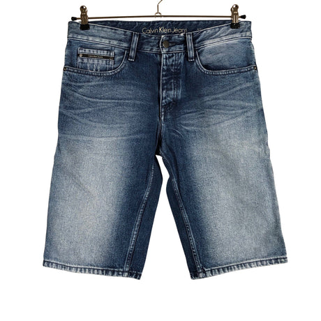 Unisex Calvin Klein Jeans - Teksast lühikesed püksid, suurus W31 - Sinine ()