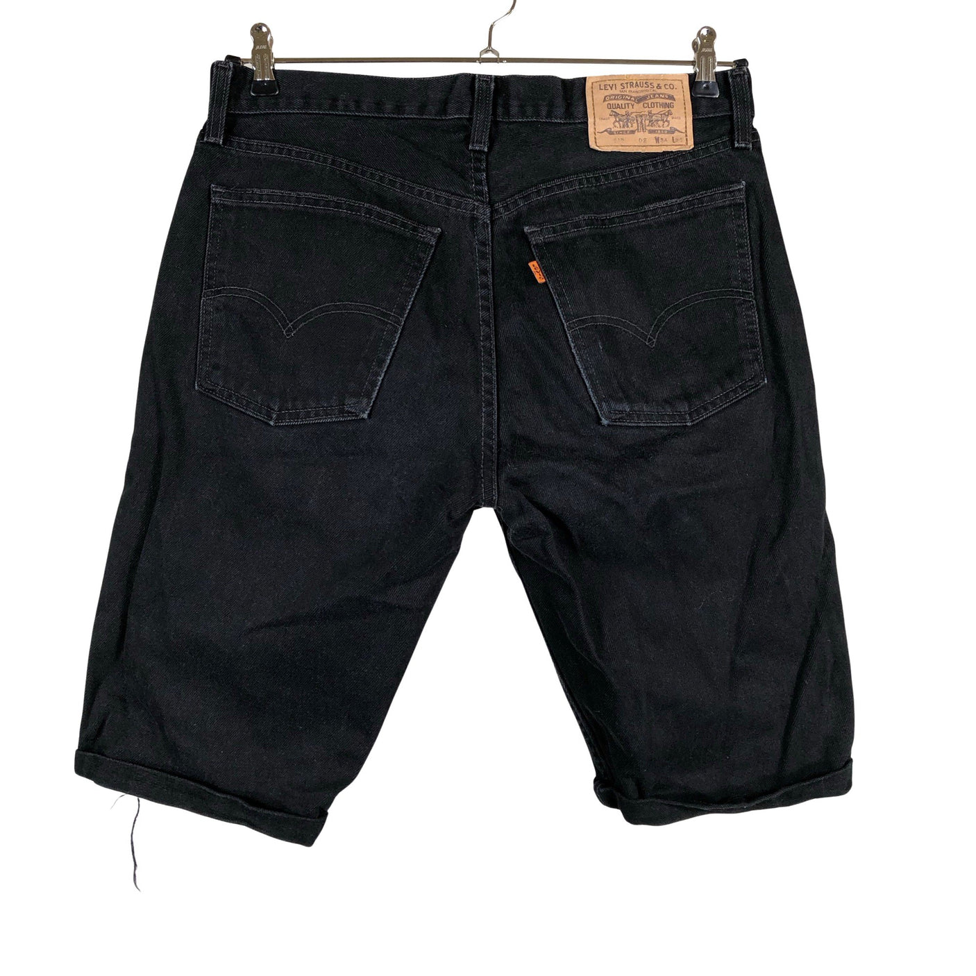 Unisex Levi's - Teksast lühikesed püksid, suurus W34 - Must (2)