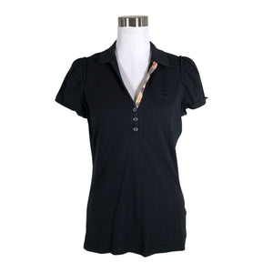 Unisex Burberry Brit - Polosärk, suurus 40 - Must (1)