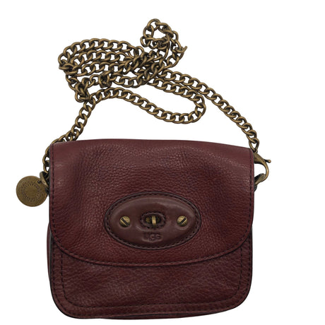 Unisex Ugg - Õlakott, suurus Mini - Veinipunane ()