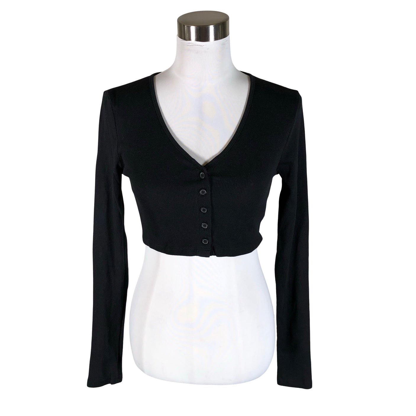 Unisex Weekday - Trikotaažist pluus, suurus 38 - Must (1)